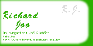 richard joo business card